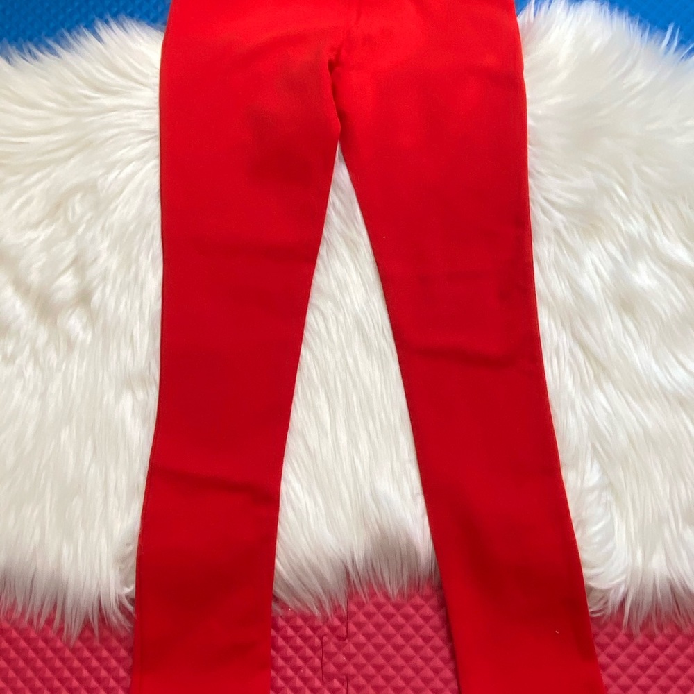 Girl clothes red legging pant size 10 - Picture 3 of 3